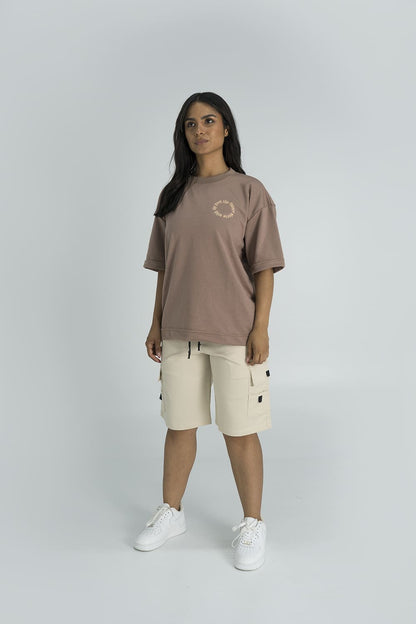 BCO SIGILISM LETTER T- SHIRT - KHAKI 8351