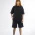 Basics Texture t-shirt - 8306 BLACK