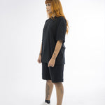 Basics Texture t-shirt - 8306 BLACK