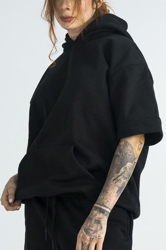 BCO 2.0 Sleeve Hoodie - BLACK 8279