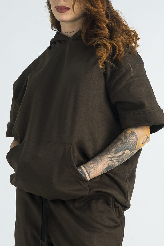 BCO 2.0 Sleeve Hoodie - BROWN 8279