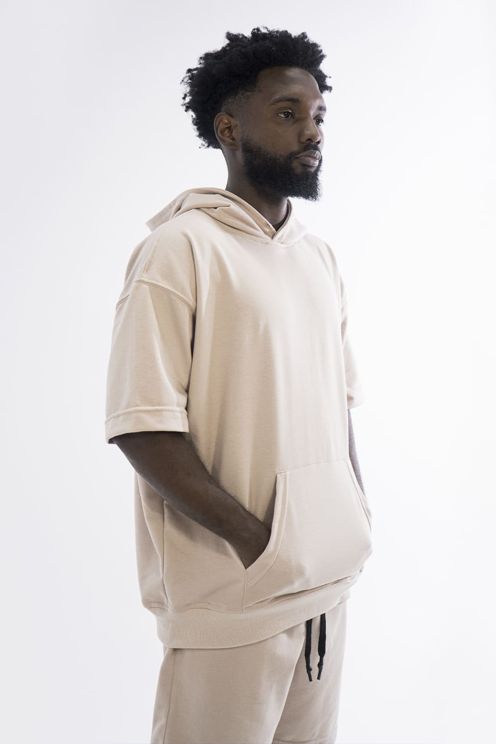 BCO Basics - Sleeve hoodie - 8277 SAND