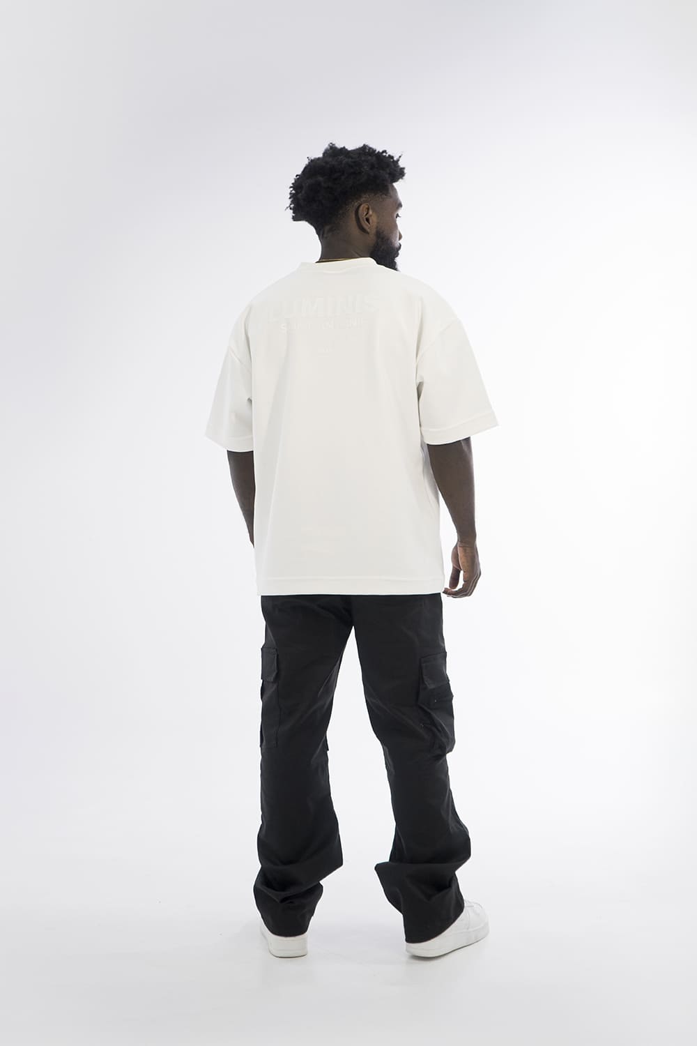 BCO mid zip Cargo pants BLACK 8247