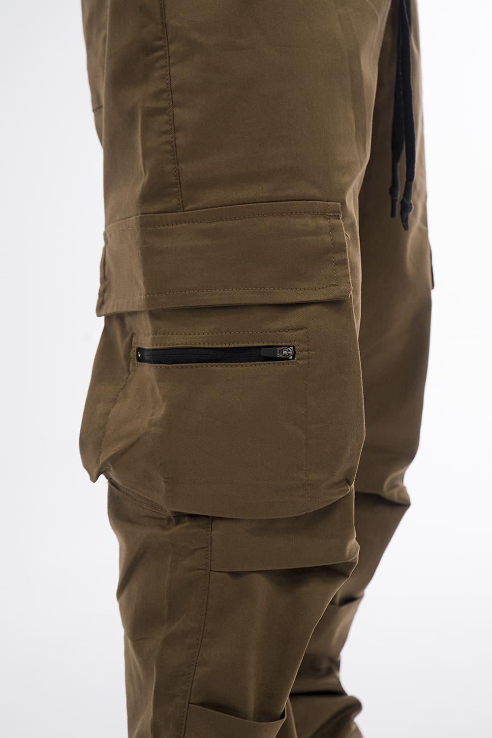 BCO mid zip Cargo pants BROWN 8247