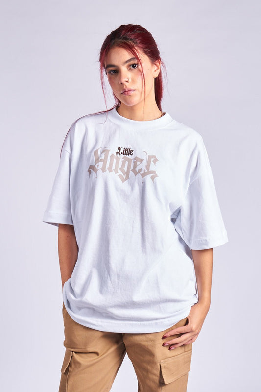 CAMISETA OVERSIZED BLANCA LITTLE ANGEL - CORD & CO