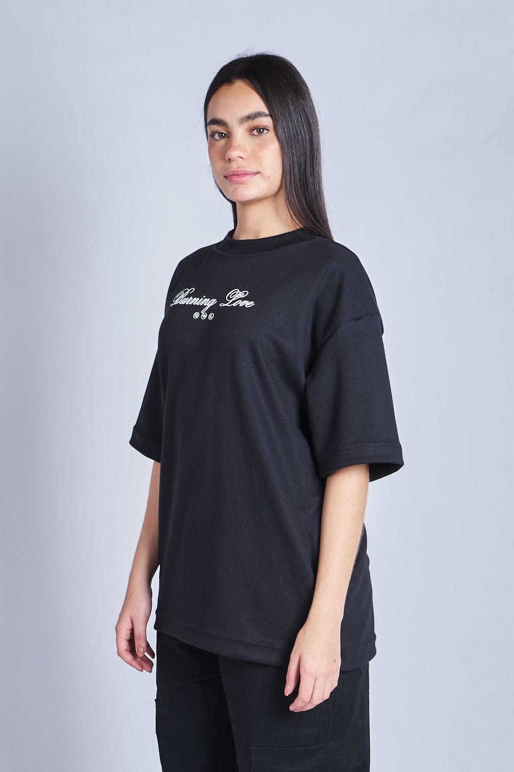 Camiseta oversized burning love - drop 01 - 25