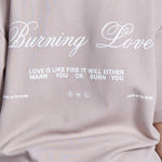 Camiseta oversized burning love - drop 01 - 25