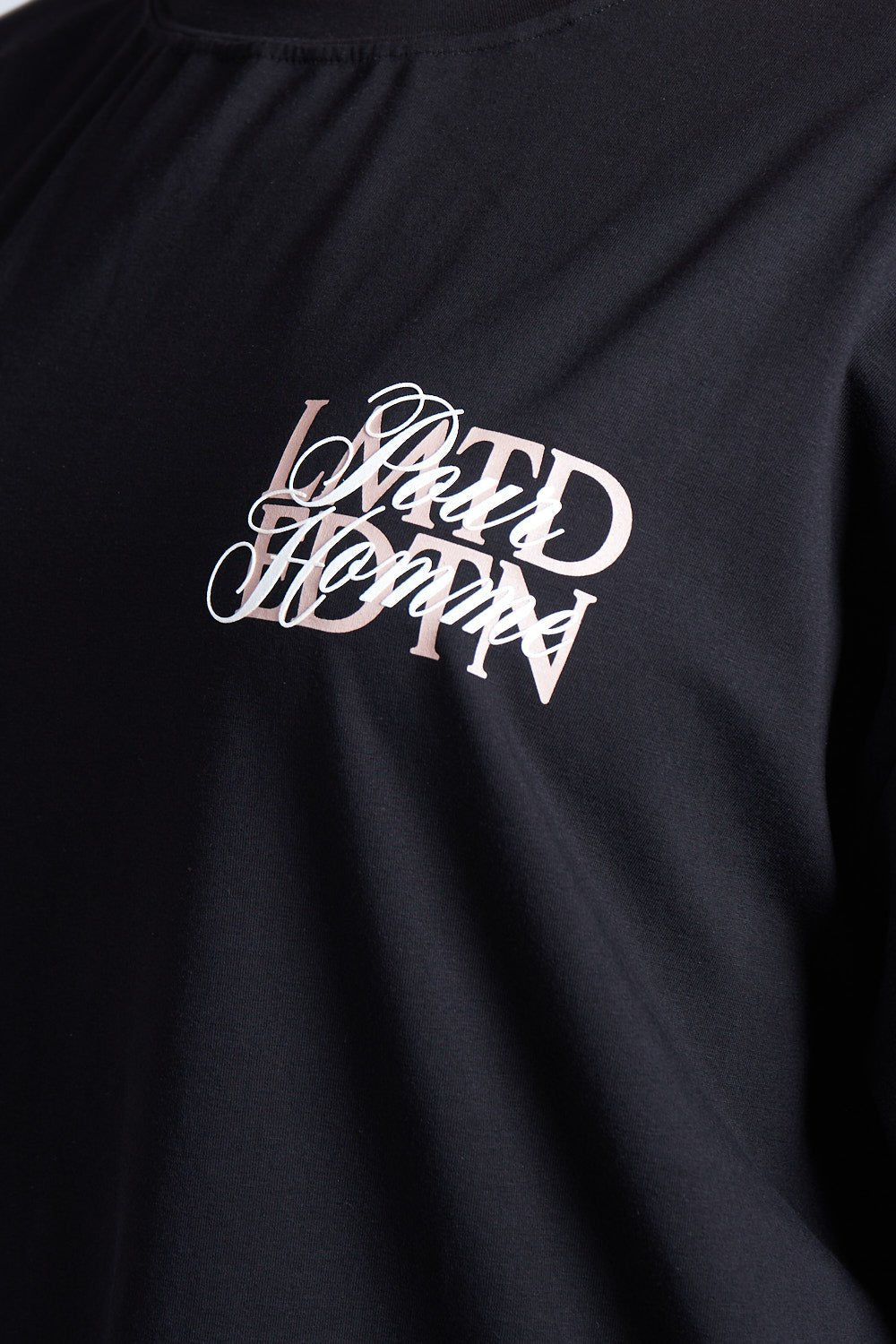 CAMISETA OVERSIZED LIMITED EDITION NEGRO - REDUX CLUB