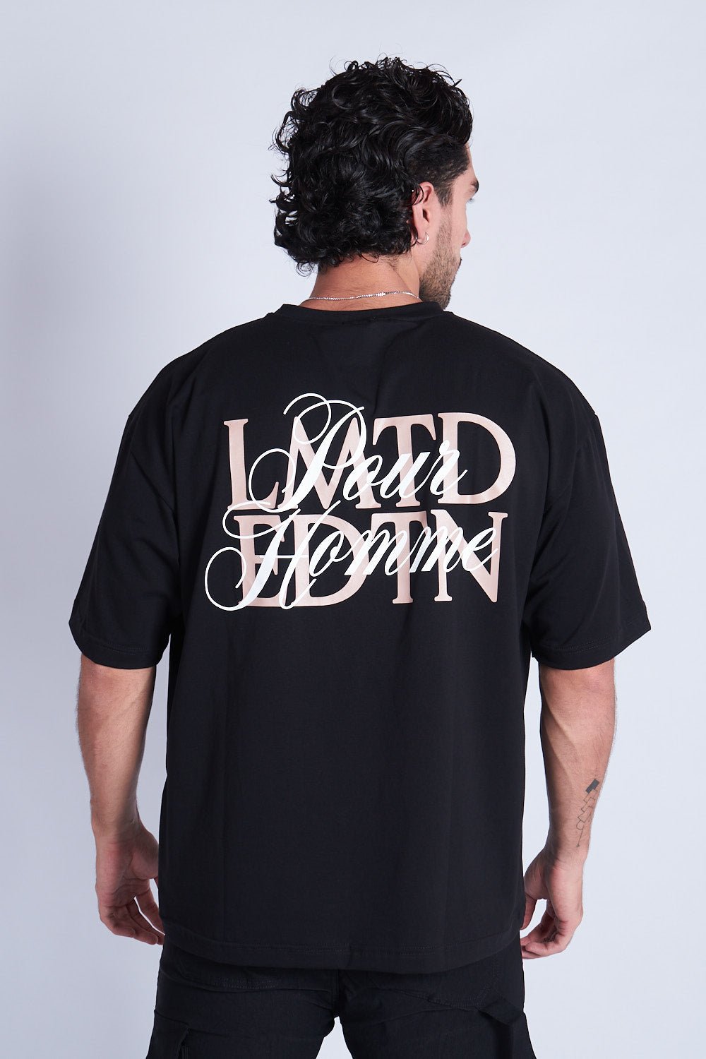 CAMISETA OVERSIZED LIMITED EDITION NEGRO - REDUX CLUB