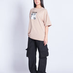 CAMISETA OVERSIZED REVIVAL CAQUI - REDUX CLUB