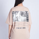 CAMISETA OVERSIZED REVIVAL CAQUI - REDUX CLUB