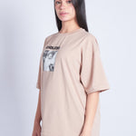 CAMISETA OVERSIZED REVIVAL CAQUI - REDUX CLUB