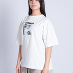 CAMISETA OVERSIZED REVIVAL MARFIL - REDUX CLUB