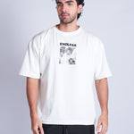 CAMISETA OVERSIZED REVIVAL MARFIL - REDUX CLUB