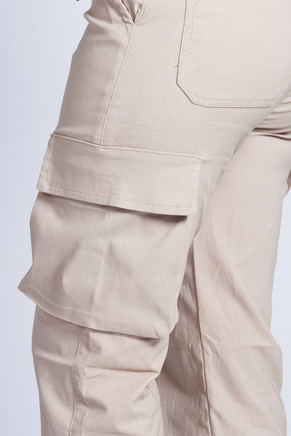 PANTALON CARGO ASIMETRICO CHARRETERA ARENA - REDUX CLUB