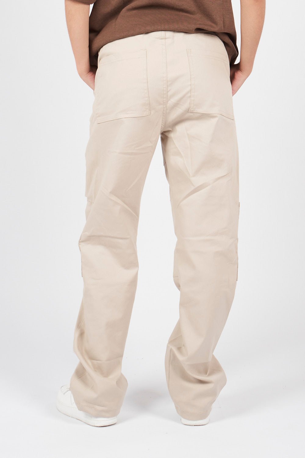 PANTALON CARGO CON CIERRES LATERALES CAQUI - REDUX CLUB