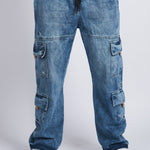 Pantalon cargo denim - drop 01 - 25