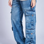 Pantalon cargo denim - drop 01 - 25