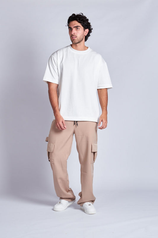 PANTALON CARGO TABLA Y CHARRETERA CAQUI - REDUX CLUB