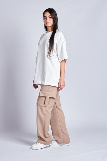 PANTALON CARGO TABLA Y CHARRETERA CAQUI - REDUX CLUB