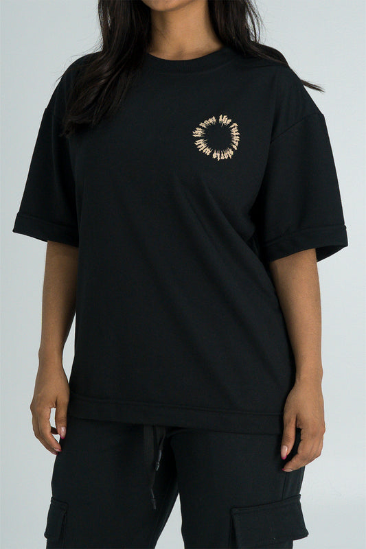 BCO SIGILISM LETTER T- SHIRT - BLACK 8351