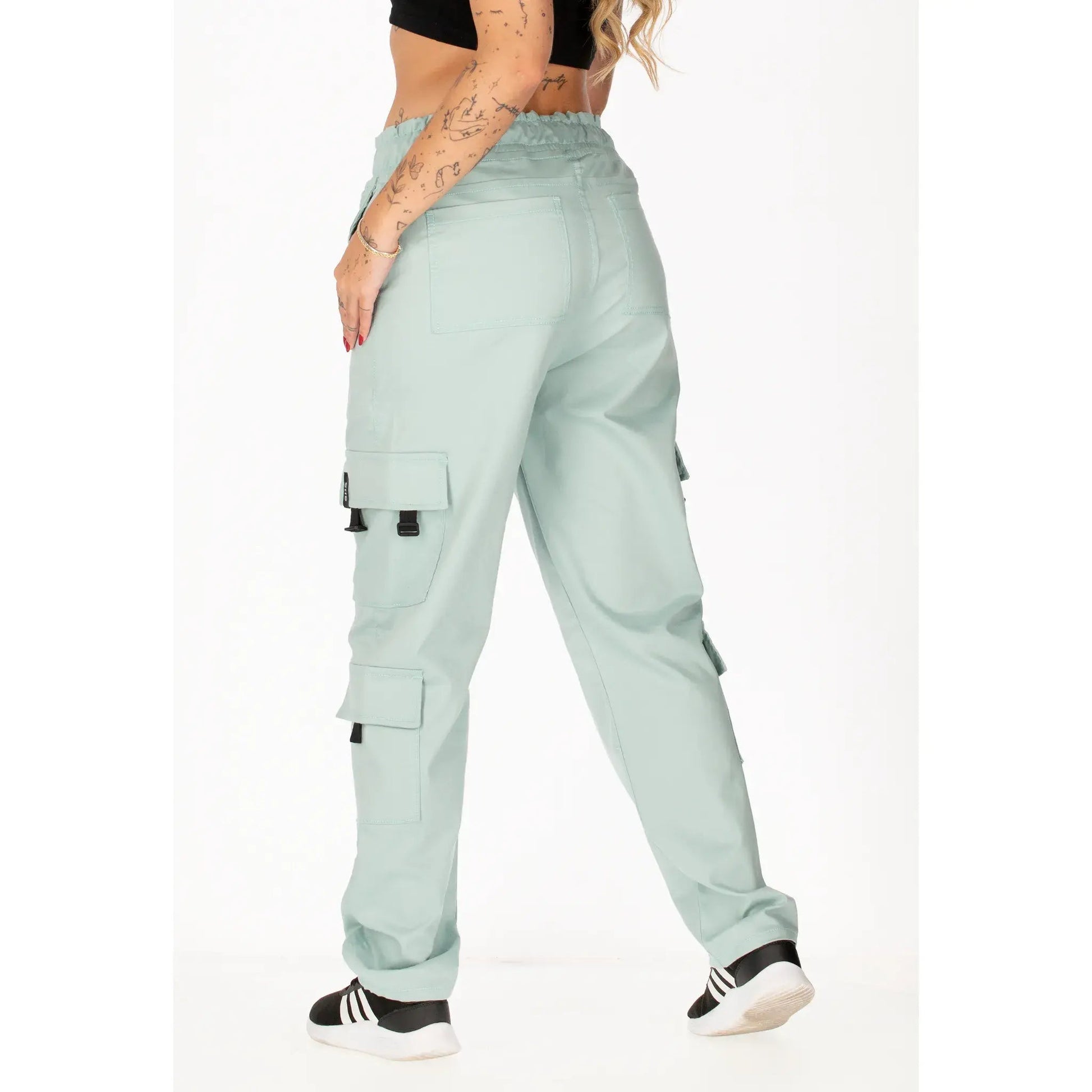 Wild foliage Double Cargo Pants - Verde Malva 8040