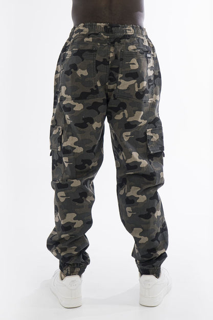 Wild signle cammo Cargo Pants - Deep Gray 8249