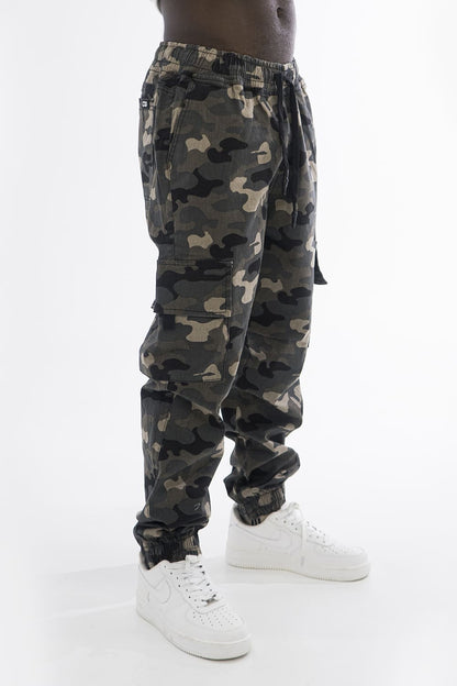 Wild signle cammo Cargo Pants - Deep Gray 8249